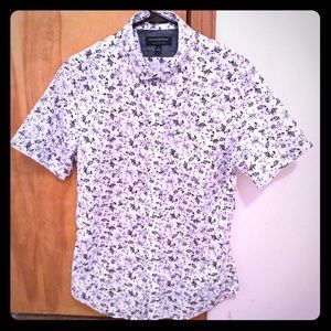 🔥 Banana Republic Stretch Floral Print Shirt 🔥
